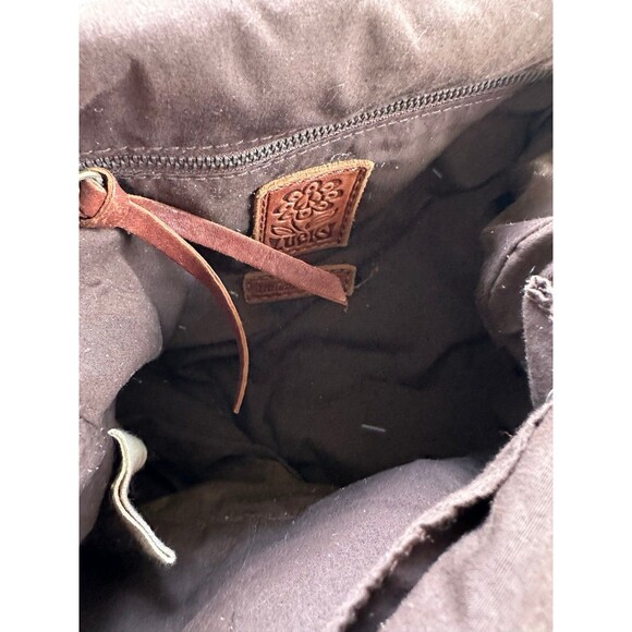 Lucky Brand Abbey Road Fold Over Italian Lamb Leather Crossbody Messenger Bag - Picture 4 of 8